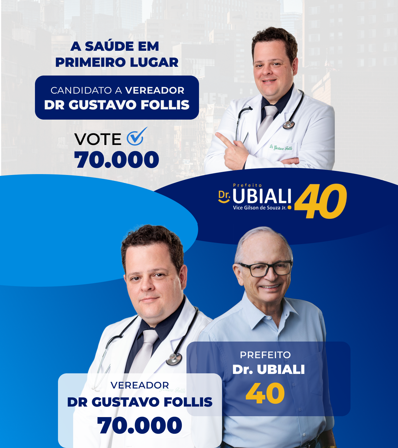 Dr Gustavo Follis - Vote 70.000